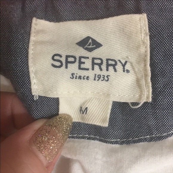 100% Cotton Sperry T-shirt in white - Picture 6 of 7